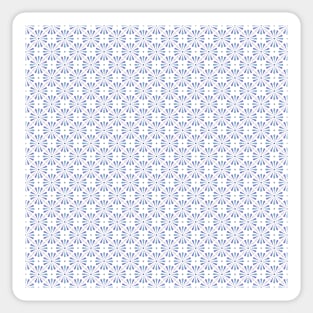 Blue circles Tile Sticker